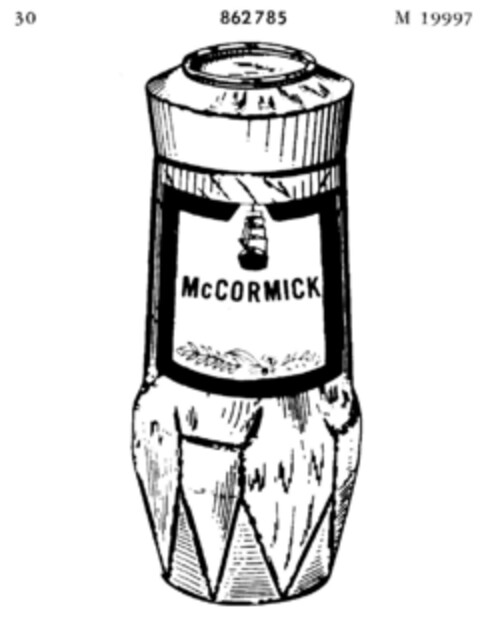 Mc CORMICK Logo (DPMA, 20.09.1962)