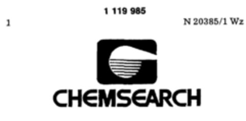 CHEMSEARCH Logo (DPMA, 06/16/1986)