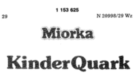 Miorka KinderQuark Logo (DPMA, 15.05.1987)