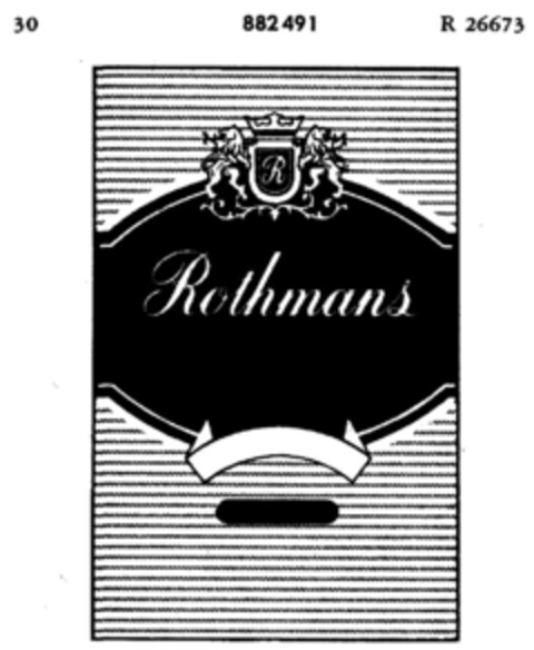 Rothmans Logo (DPMA, 18.04.1970)