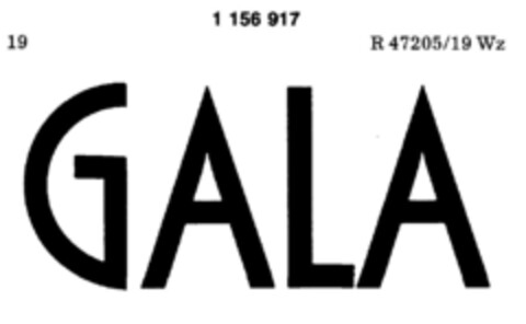 GALA Logo (DPMA, 09/29/1988)