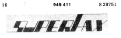 SUPERFAX Logo (DPMA, 04/15/1975)