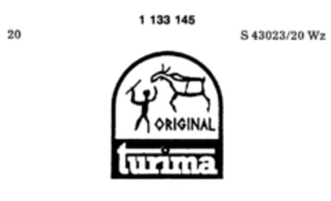 turima Logo (DPMA, 07.03.1986)