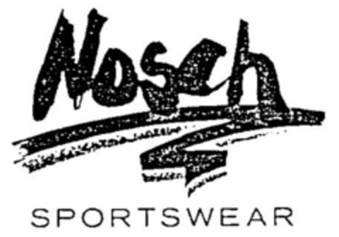 Nosch SPORTSWEAR Logo (DPMA, 29.11.1993)