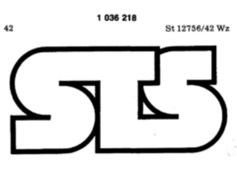 STS Logo (DPMA, 06/11/1981)