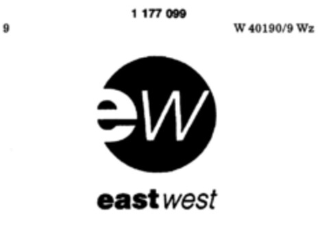 ew eastwest Logo (DPMA, 03/09/1990)