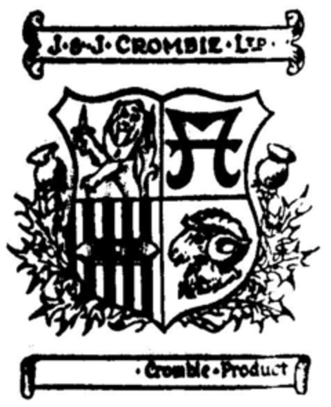 J & J CROMBIE Logo (DPMA, 10/16/1987)