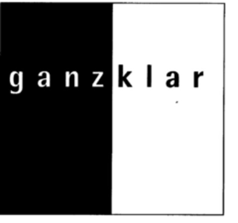 ganzklar Logo (DPMA, 05.04.2000)