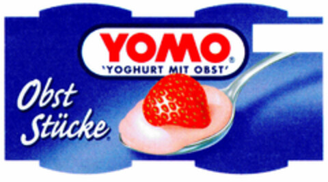 YOMO 'YOGHURT MIT OBST' Logo (DPMA, 12/21/2000)