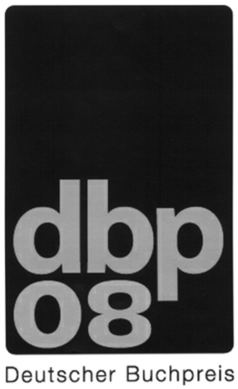 dbp 08 Deutscher Buchpreis Logo (DPMA, 29.09.2008)