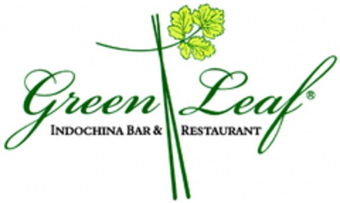 Green Leaf INDOCHINA BAR & RESTAURANT Logo (DPMA, 01.10.2008)
