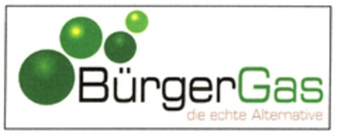 BürgerGas die echte Alternative Logo (DPMA, 12/09/2008)