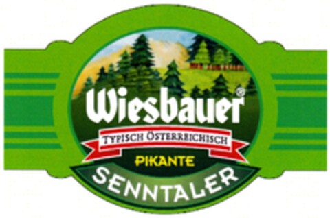 Wiesbauer TYPISCH ÖSTERREICHISCH PIKANTE SENNTALER Logo (DPMA, 09.02.2009)