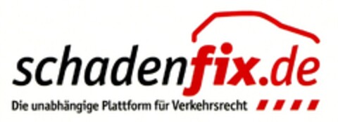 schadenfix.de Die unabhängige Plattform für Verkehrsrecht Logo (DPMA, 29.07.2011)