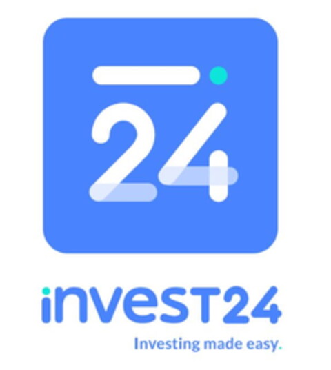 i 24 inVeST24 Investing made easy. Logo (DPMA, 05.08.2020)