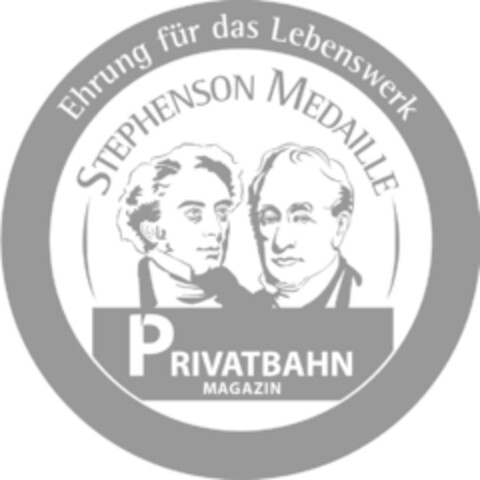 PRIVATBAHN MAGAZIN STEPHENSON MEDAILLE Logo (DPMA, 14.02.2020)