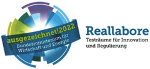 Reallabore Testräume für Innovation und Regulierung Logo (DPMA, 10/01/2021)