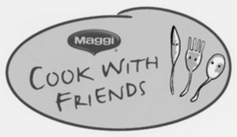 Maggi COOK WITH FRIENDS Logo (DPMA, 09/23/2002)