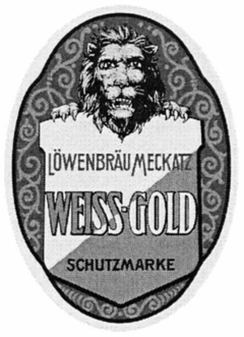 LÖWENBRÄU MECKATZ WEISS-GOLD Logo (DPMA, 09.03.2005)