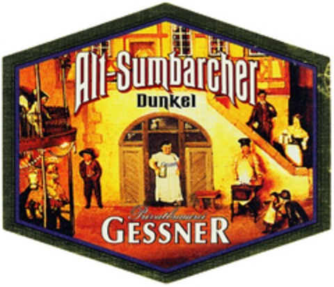 Alt-Sumbarcher Dunkel Privatbrauerei GESSNER Logo (DPMA, 07/31/2007)