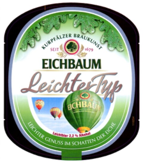 EICHBAUM Leichter Typ Logo (DPMA, 24.09.2007)