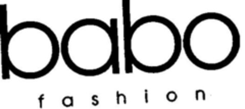 babo  f a s h i o n Logo (DPMA, 29.08.1995)