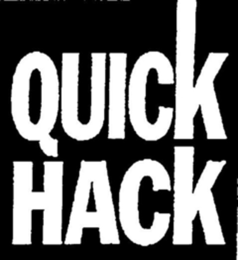 QUICK HACK Logo (DPMA, 07.11.1995)