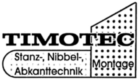 TIMOTEC Stanz-, Nibbel-, Abkanttechnik Montage Logo (DPMA, 08.10.1998)