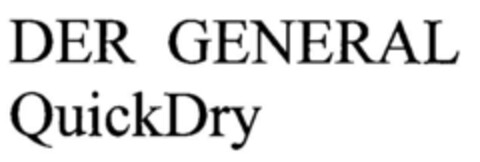 DER GENERAL QuickDry Logo (DPMA, 19.12.1998)