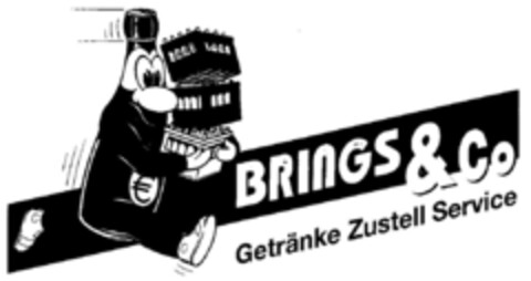 BRINGS & Co Getränke Zustell Service Logo (DPMA, 24.12.1998)