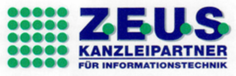 Z·E·U·S· KANZLEIPARTNER FÜR INFORMATIONSTECHNIK Logo (DPMA, 03/12/1999)