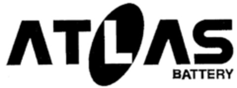 ATLAS BATTERY Logo (DPMA, 04/27/1999)
