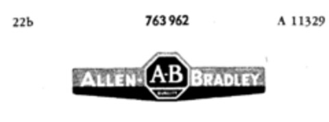A B ALLEN-BRADLEY Logo (DPMA, 15.09.1961)