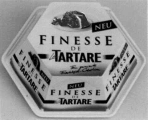 FINESSE DE TARTARE Fein garnierte Frischkäse-Creation Logo (DPMA, 12/07/1993)