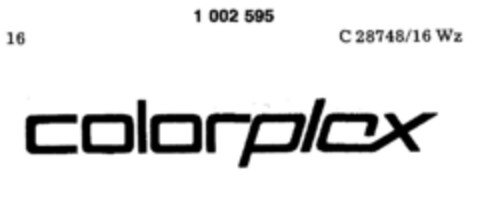 colorplex Logo (DPMA, 20.09.1979)