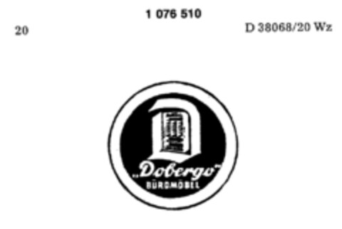 "Bobergo" Büromöbel Logo (DPMA, 28.12.1982)