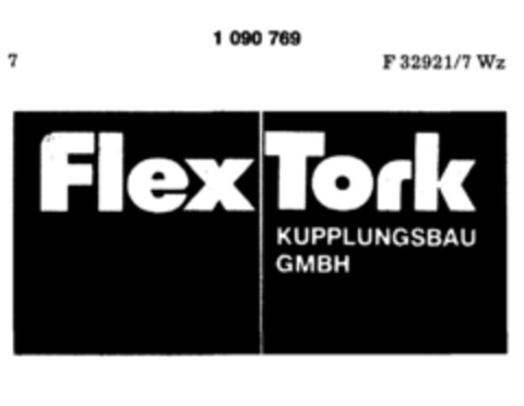 FlexTork KUPPLUNGSBAU GMBH Logo (DPMA, 08/18/1984)