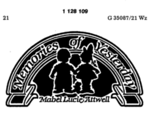 Memories of Yesterday Mabel Lucie Attwell Logo (DPMA, 24.12.1987)