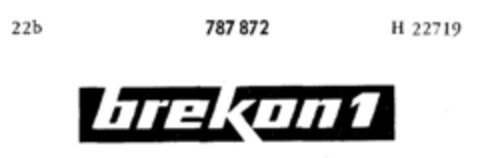 brekon 1 Logo (DPMA, 06.02.1963)