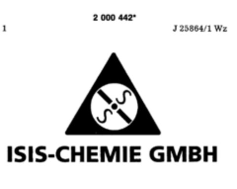 ISIS-CHEMIE GMBH Logo (DPMA, 14.12.1990)