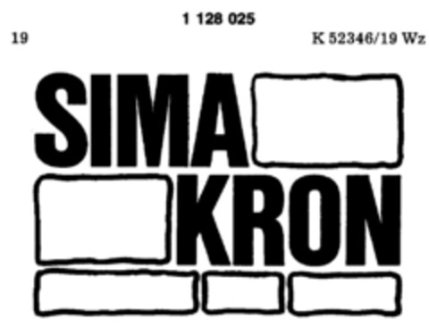 SIMA KRON Logo (DPMA, 11.02.1988)