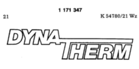 DYNA THERM Logo (DPMA, 27.07.1989)