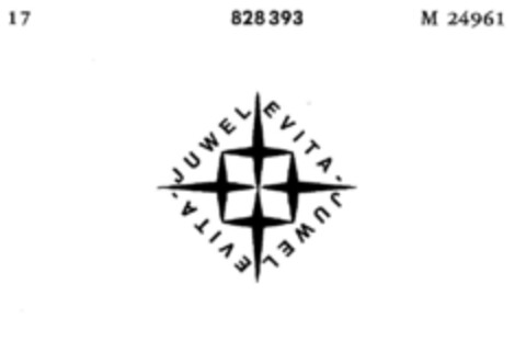 JUWEL EVITA Logo (DPMA, 03.09.1965)