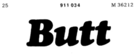 Butt Logo (DPMA, 31.08.1972)