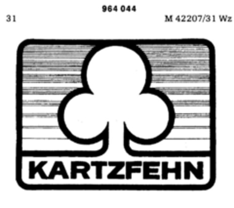 KARTZFEHN Logo (DPMA, 27.09.1976)