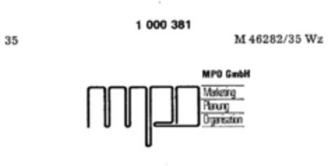 mpo Marketing Planung Organisation Logo (DPMA, 02.04.1979)