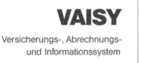 VAISY Logo (DPMA, 02/21/1991)