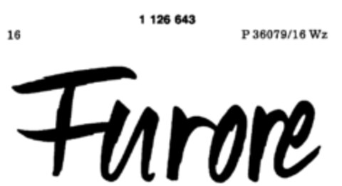 Furore Logo (DPMA, 15.01.1988)