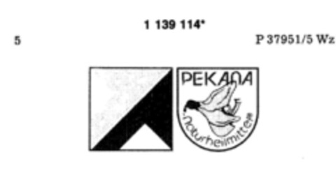PEKANA-Naturheilmittel Logo (DPMA, 15.04.1989)