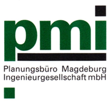 pmi Planungsbüro Magdeburg Ingenieurgesellschaft mbH Logo (DPMA, 22.06.1992)